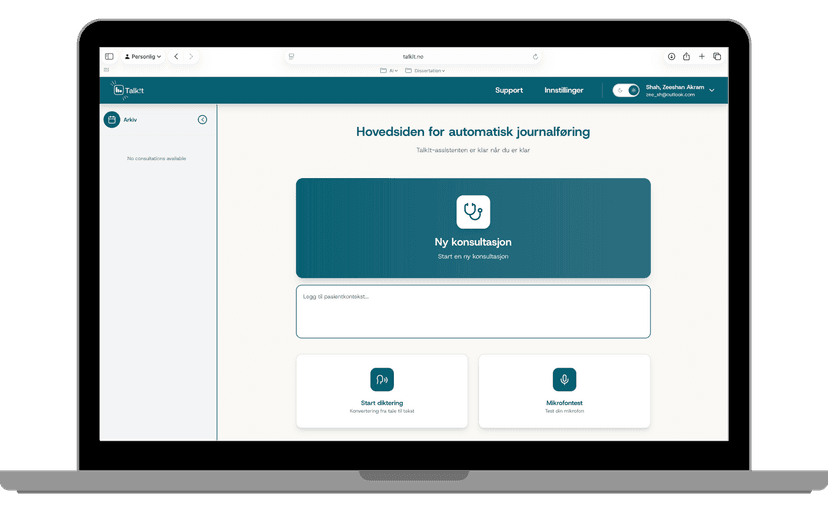Feature interface mockup